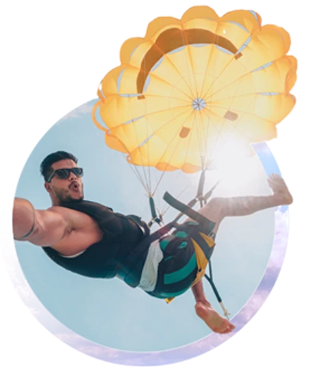 foto parasailing isla de tabarca